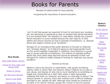 Tablet Screenshot of books4parents.org